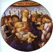 Madonna and Child with Eight Angels Botticelli